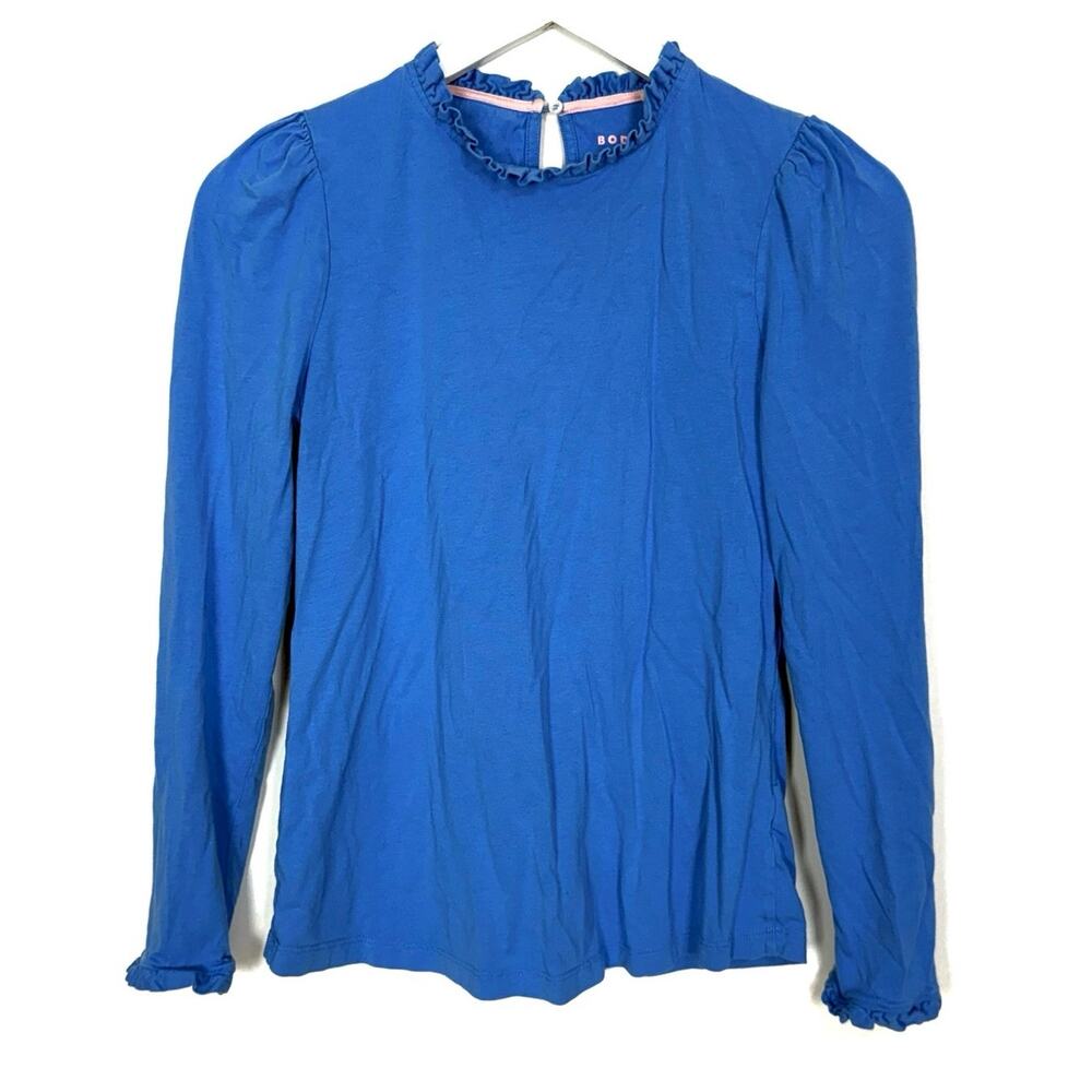 Boden Supersoft Frill Detail Top - Picture 3 of 6